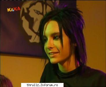 cum ai putea sa il contactezi pe bill kaulitz? - aaa....in legatura cu adresa?? nu-i nik o sa - BILL